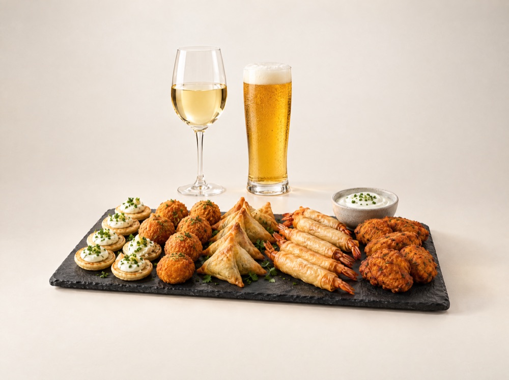 Canapés and the bar