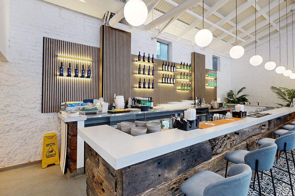 The bar at Wonder Studios