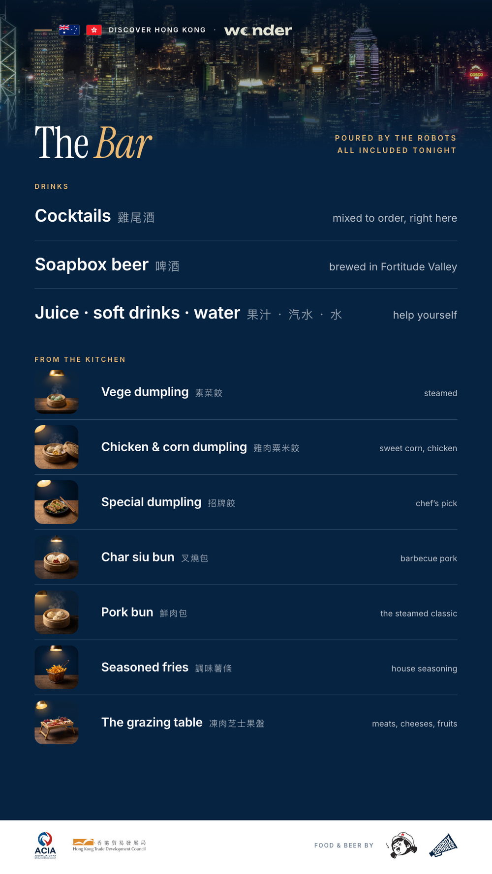 The cocktail maker's screen